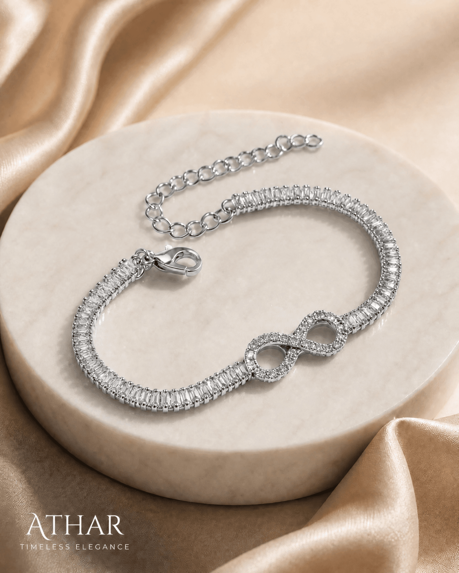 Athar Bracelet Silver Luxury